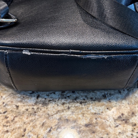 Pre loved Inspired Backpack Bag Black-REVIEW LAST TWO PICTURES FOR CALLOUTS - Picture 11 of 11